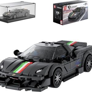 New in Box Champion Model Car Building Set with Display Case, 358 Pieces